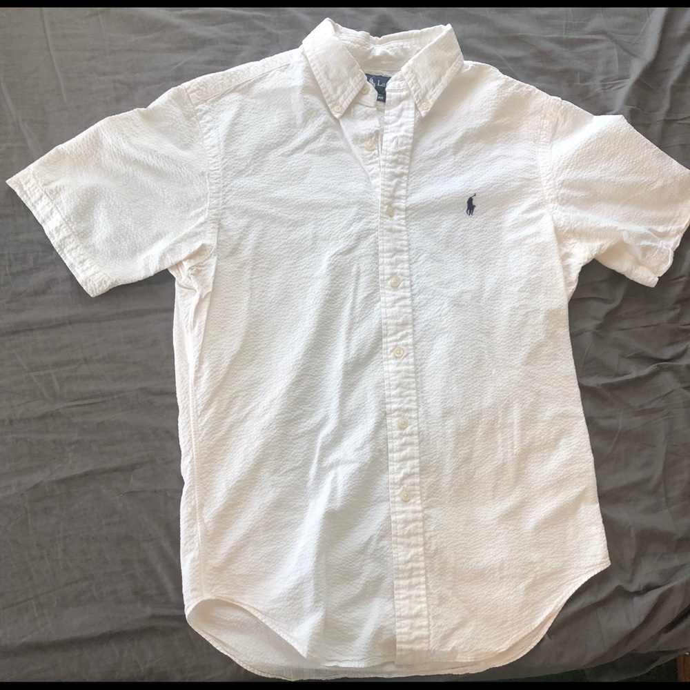 Polo button down short sleeve